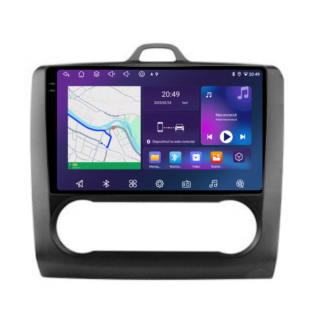 Navigatie Ford Focus (2004-2012), Android, Ecran 9 inch, 6GB RAM 128GB, 8-core [1]
