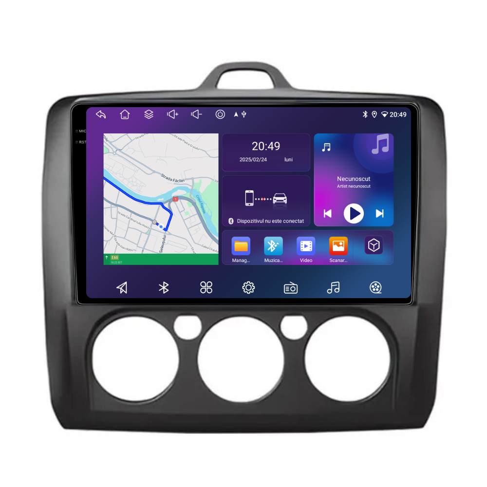 Navigatie Ford Focus (2004-2012), Android, Ecran 9 inch, 6GB RAM 128GB, 8-core [1]