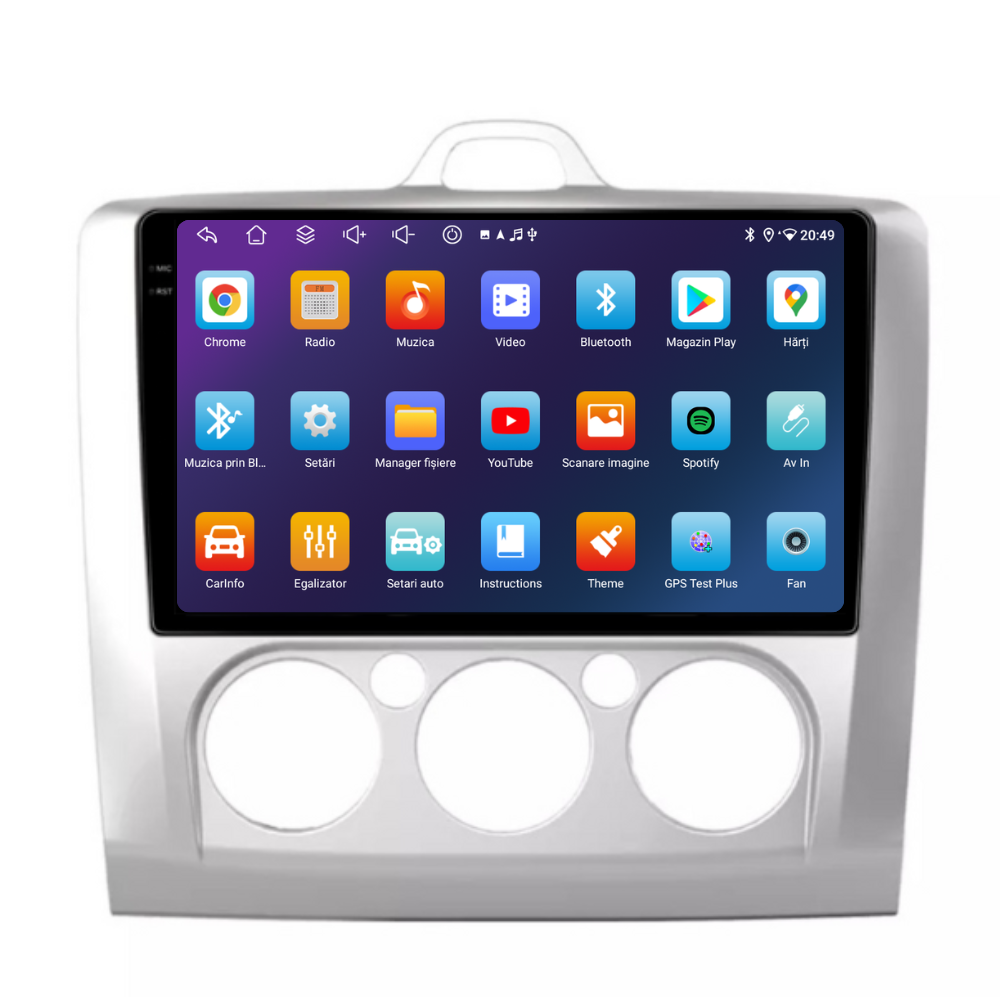 Navigatie Ford Focus (2004-2012), Android, Ecran 9 inch, 4GB RAM 64GB, 8-core [3]