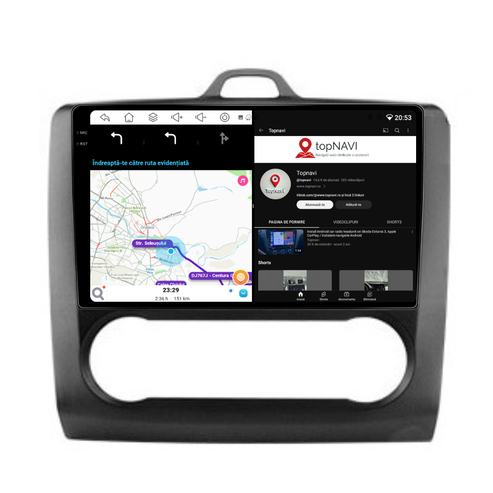 Navigatie Ford Focus (2004-2012), Android, Ecran 9 inch, 6GB RAM 128GB, 8-core [3]