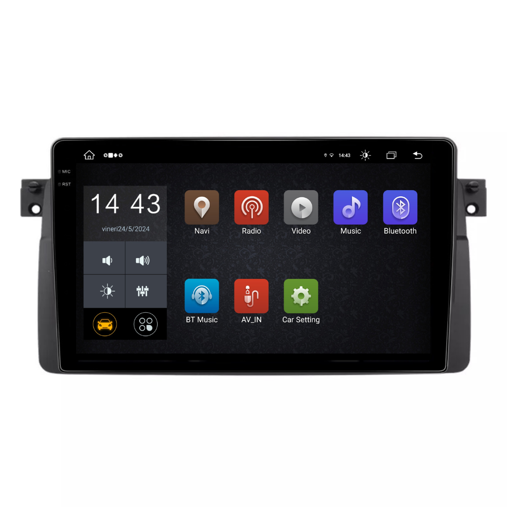 Navigatie Bmw seria 3 e46, Android 13,Ecran 2K, 4GB RAM 64GB, Octa Core, carplay /android auto [2]