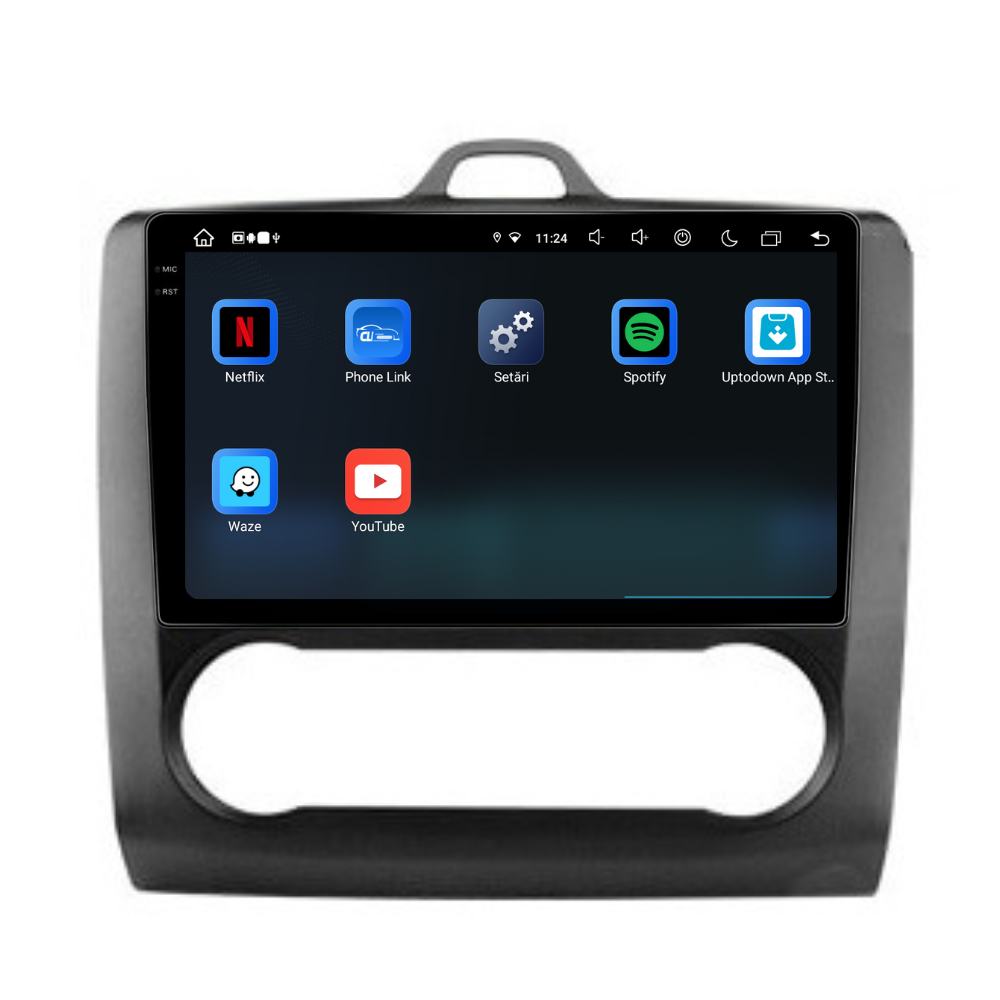 Navigatie Ford Focus 2004-2011, Android 13,Ecran 2K, 8GB RAM 256GB, Octa Core, carplay /android auto,rama negru clima [11]