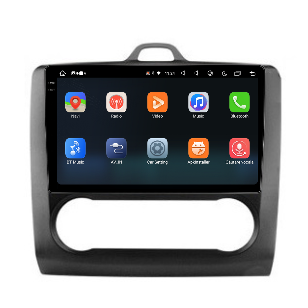 Navigatie Ford Focus 2004-2011, Android 13,Ecran 2K, 8GB RAM 256GB, Octa Core, carplay /android auto,rama negru clima [13]