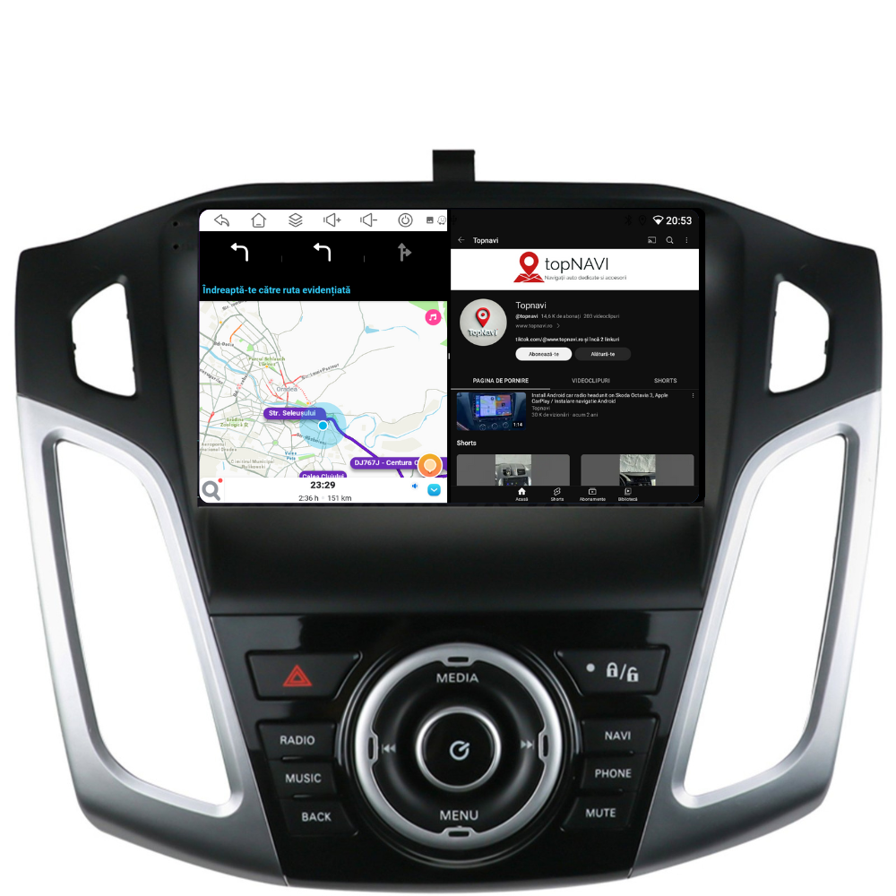 Navigatie Ford Focus 3 (2012-2016), Android, Ecran 9 inch, 4GB RAM 64GB, 8-core [3]