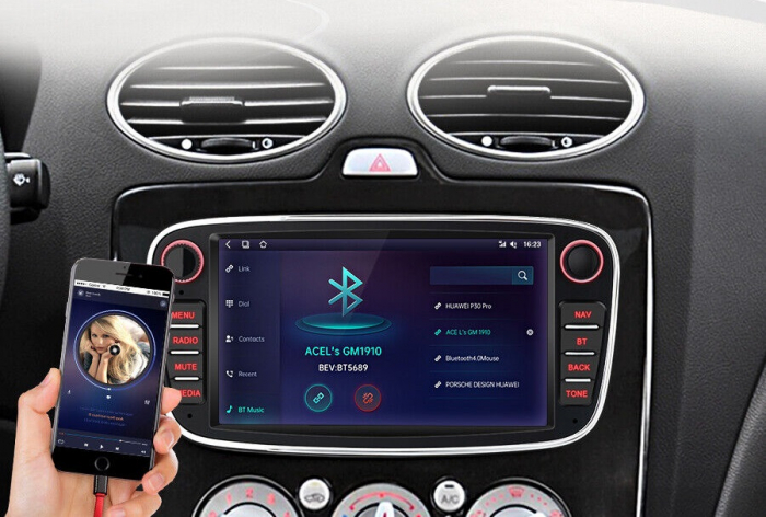 Navigatie Ford Galaxy (2006-2014), Android, 1GB RAM 32GB, negru [7]