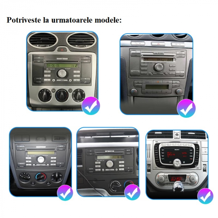 Navigatie Ford Focus (2004-2012), Android, 2GB RAM 32GB, negru [4]