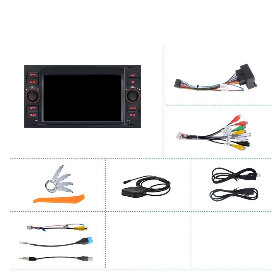 Navigatie Ford Focus (2004-2012), Android, 4GB RAM 64GB, 8-core, negru [10]