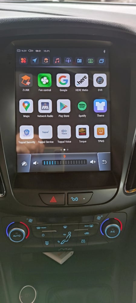 Navigatie Ford Focus MK3 (2012-2017),Ecran Tesla 9.7 inch,  Android, 2GB RAM 32GB, carplay / android auto, waze [4]