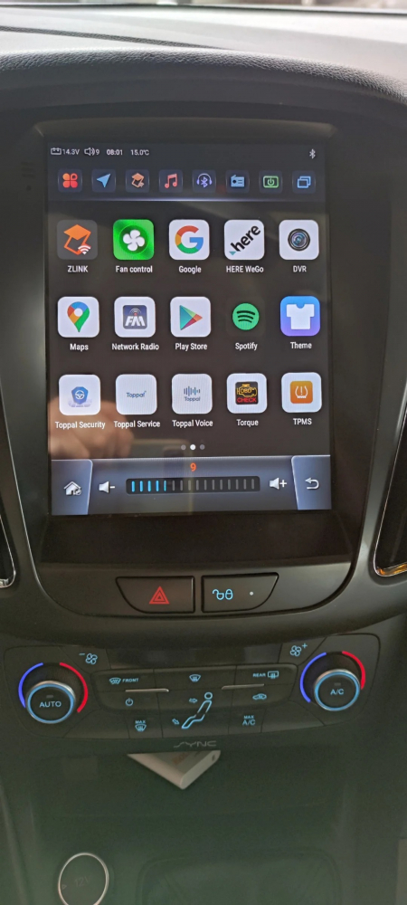 Navigatie Ford Focus MK3 (2012-2017),Ecran Tesla 9.7 inch,  Android, 6GB RAM 128GB, carplay / android auto, waze [3]