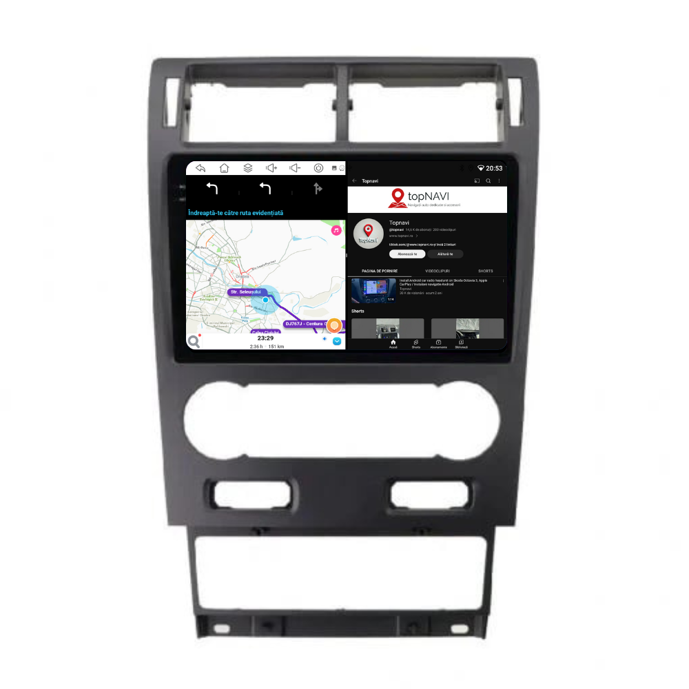 Navigatie Ford Mondeo (2004-2007), Android, Ecran 9 inch, 4GB RAM 64GB, 8-core [3]