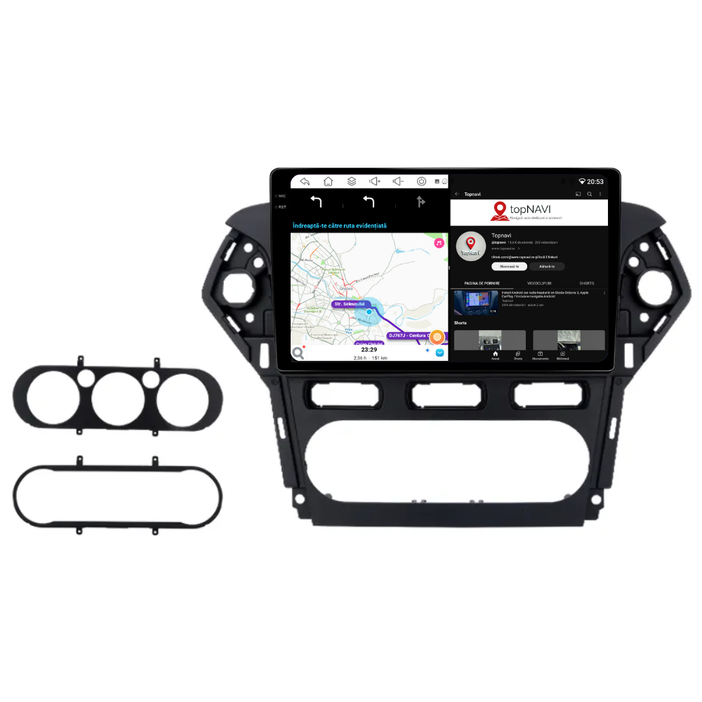 Navigatie Ford Mondeo (2007-2014), Android, Ecran 9 inch, 6GB RAM 128GB, 8-core [5]