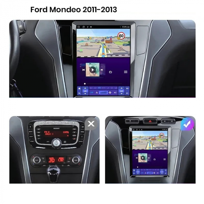 Navigatie Ford Mondeo Mk4 (2011-2013),Ecran Tesla 9.7 inch,  Android, 6GB RAM 128GB [4]