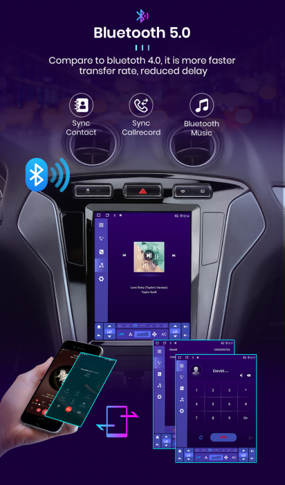 Navigatie Ford Mondeo Mk4 (2011-2013),Ecran Tesla 9.7 inch,  Android, 2GB RAM 32GB [9]