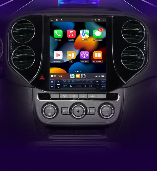 Navigatie Volkswagen Tiguan (2007-2016),Ecran Tesla 9.7 inch,  Android, 6GB RAM 128GB, carplay / android auto, waze [9]