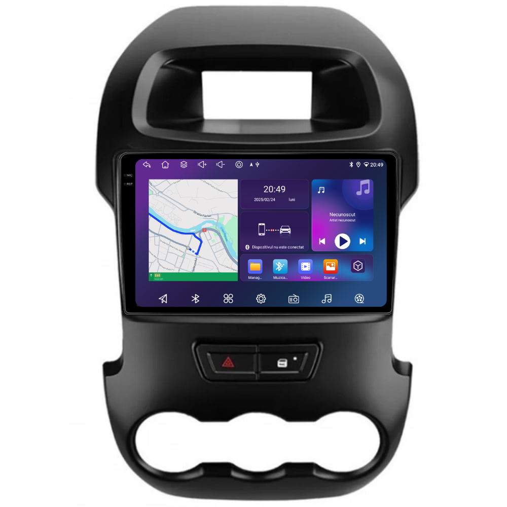 Navigatie Ford Ranger (2011-2016), Android, Ecran 9 inch, 4GB RAM 64GB, 8-core [4]