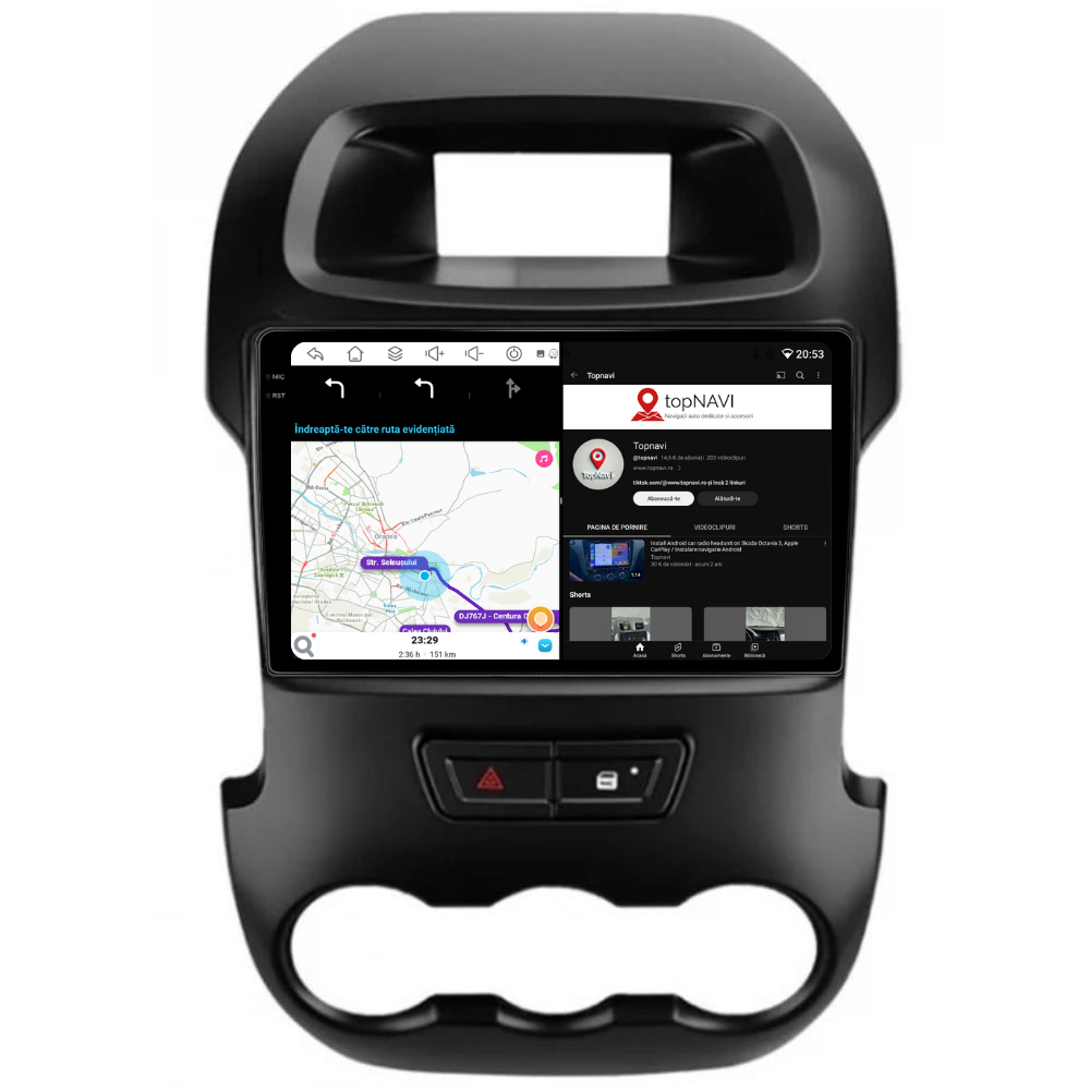 Navigatie Ford Ranger (2011-2016), Android, Ecran 9 inch, 6GB RAM 128GB, 8-core [5]