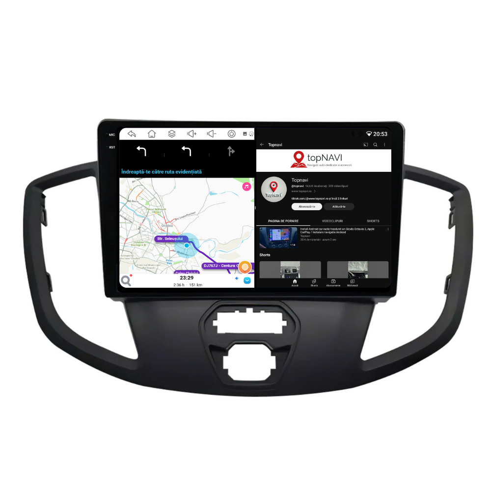 Navigatie Ford Transit (2014-2020), Android, Ecran 9 inch, 4GB RAM 64GB, 8-core [5]