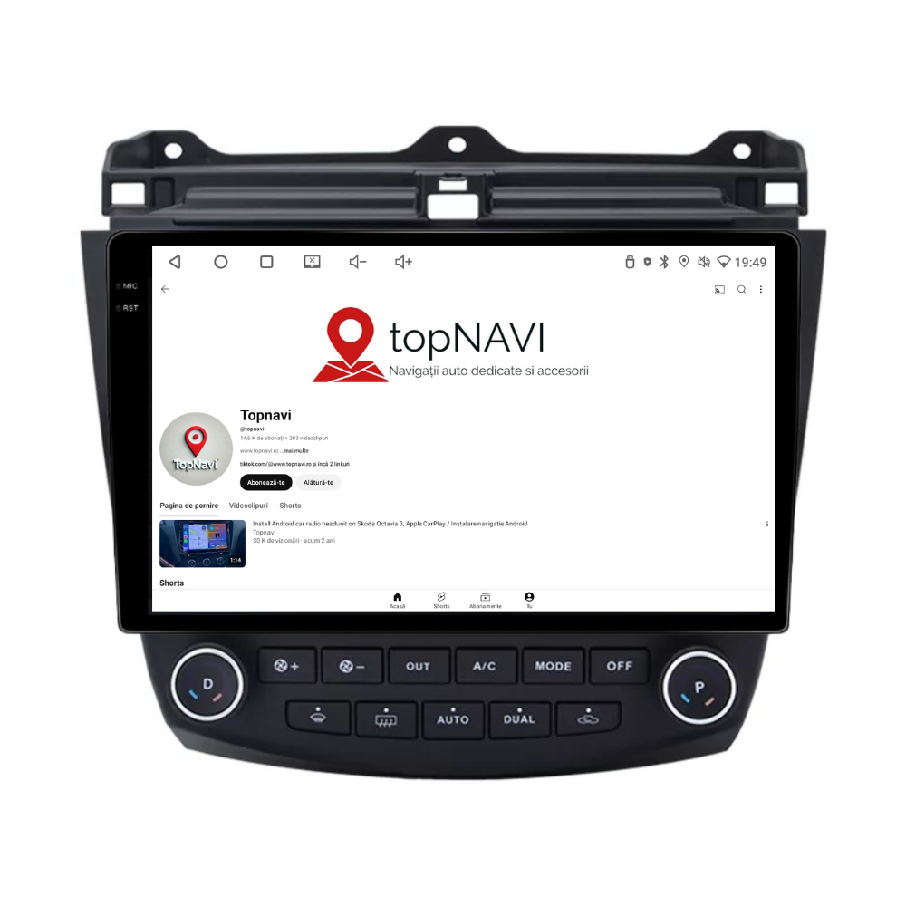 Navigatie Honda Accord (2003-2008), Ecran 10 inch, 4GB RAM 64GB, 4-core [2]