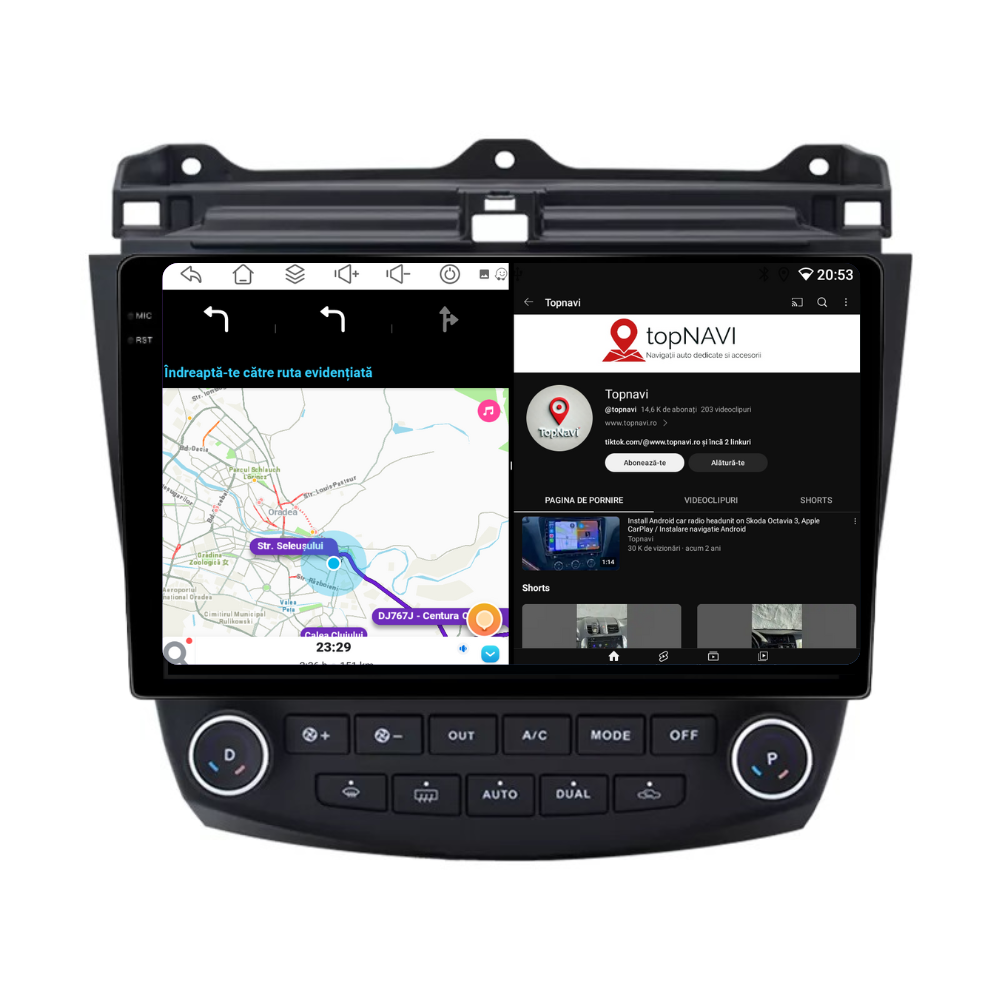 Navigatie Honda Accord (2003-2008), Ecran 10 inch, 6GB RAM 128GB, 8-core [6]