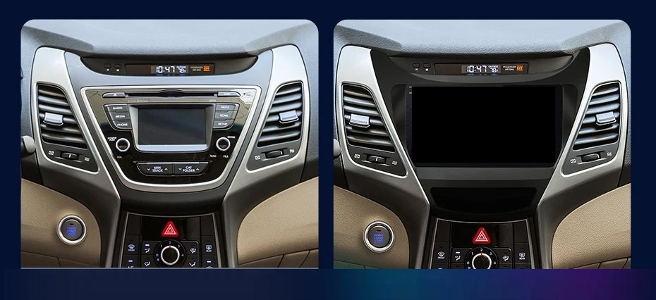 Navigatie Hyundai Elantra (2010-2016), Ecran 9 inch, 2GB RAM 32GB [3]