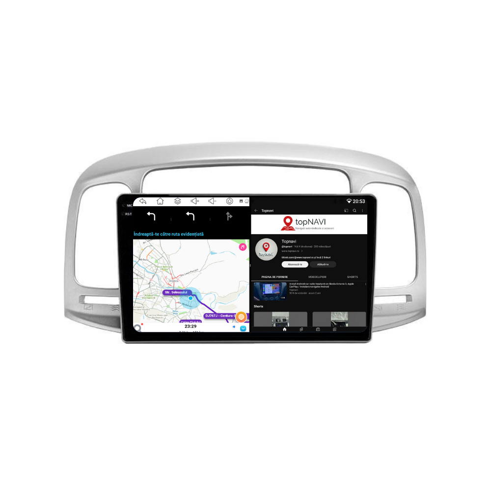 Navigatie Hyundai Accent (2007-2012), Ecran 9 inch, 4GB RAM 64GB, 8-core [3]