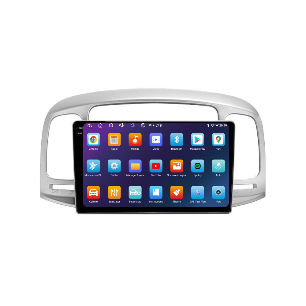 Navigatie Hyundai Accent (2007-2012), Ecran 9 inch, 4GB RAM 64GB, 8-core [4]