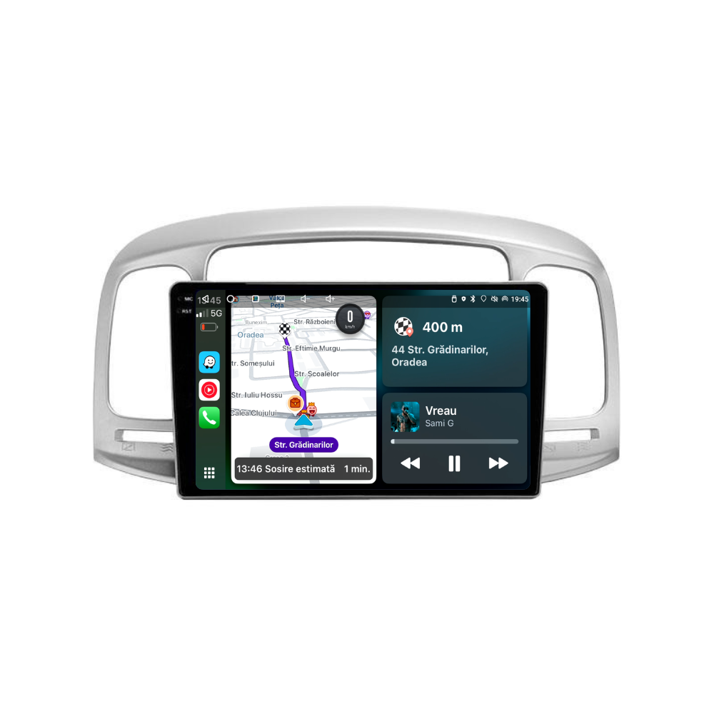 Navigatie Hyundai Accent (2007-2012), Ecran 9 inch, 6GB RAM 128GB, 8-core [2]