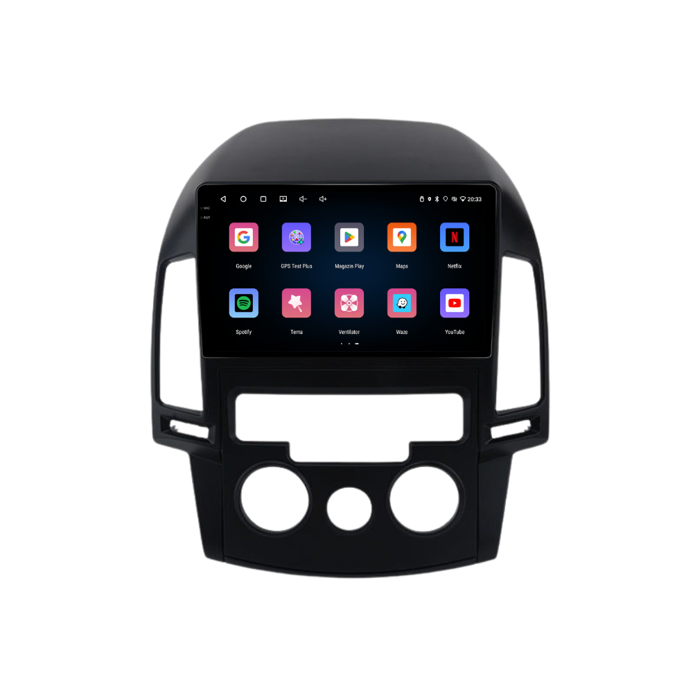 Navigatie Hyundai i30 (2007-2012), Ecran 9 inch, 4GB 64GB, 4-core, clima manuala [4]