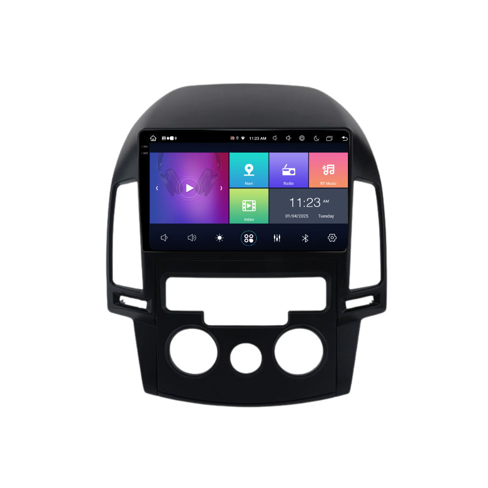 Navigatie Hyundai i30 (2007-2012), Ecran 9 inch, 8GB 256GB, 8-core, clima manuala [5]