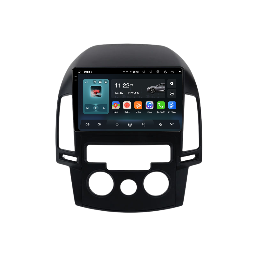 Navigatie Hyundai i30 (2007-2012), Ecran 9 inch, 8GB 256GB, 8-core, clima manuala [3]