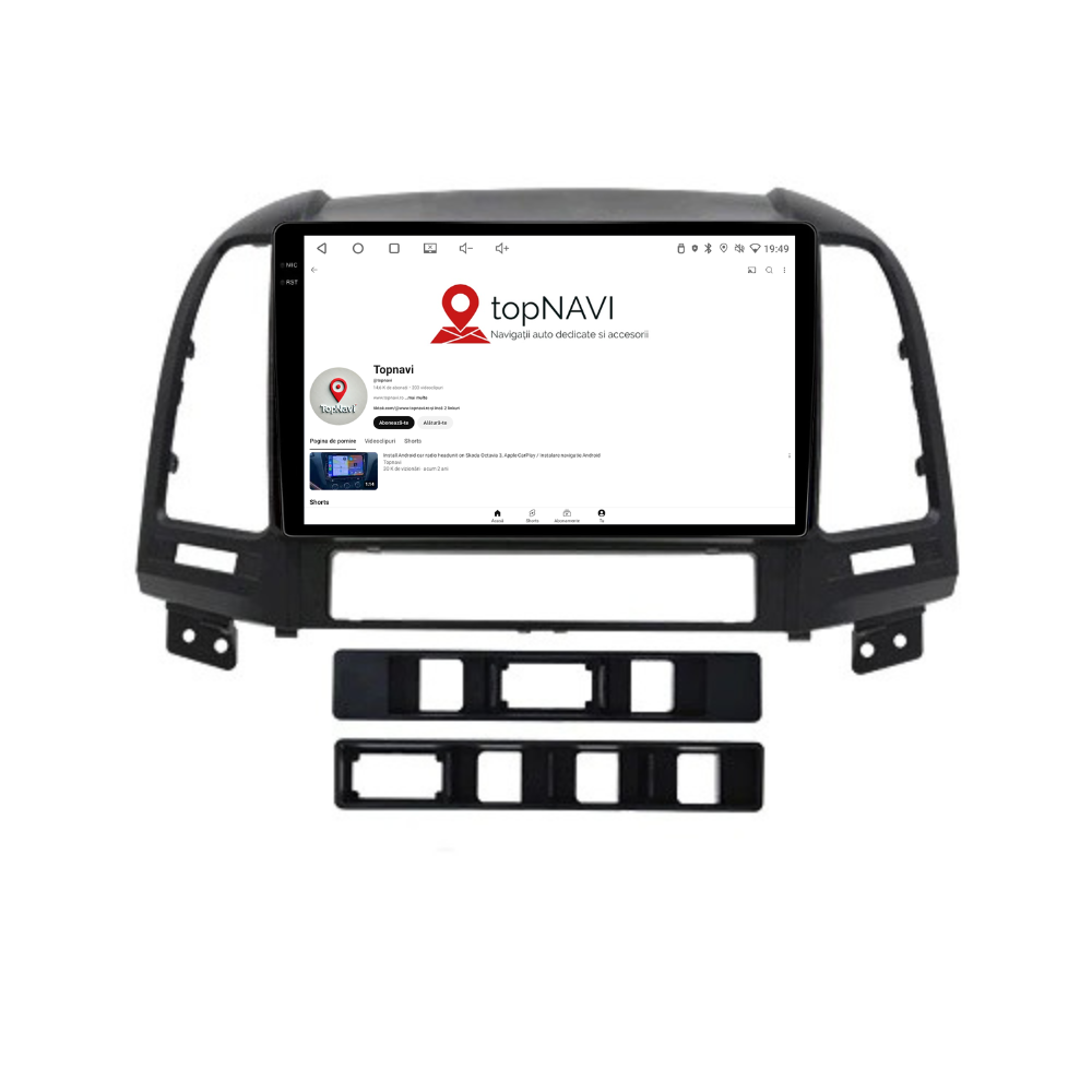 Navigatie Hyundai Santa Fe (2006-2013), Ecran 9 inch, 4GB 64GB, 8-core [2]