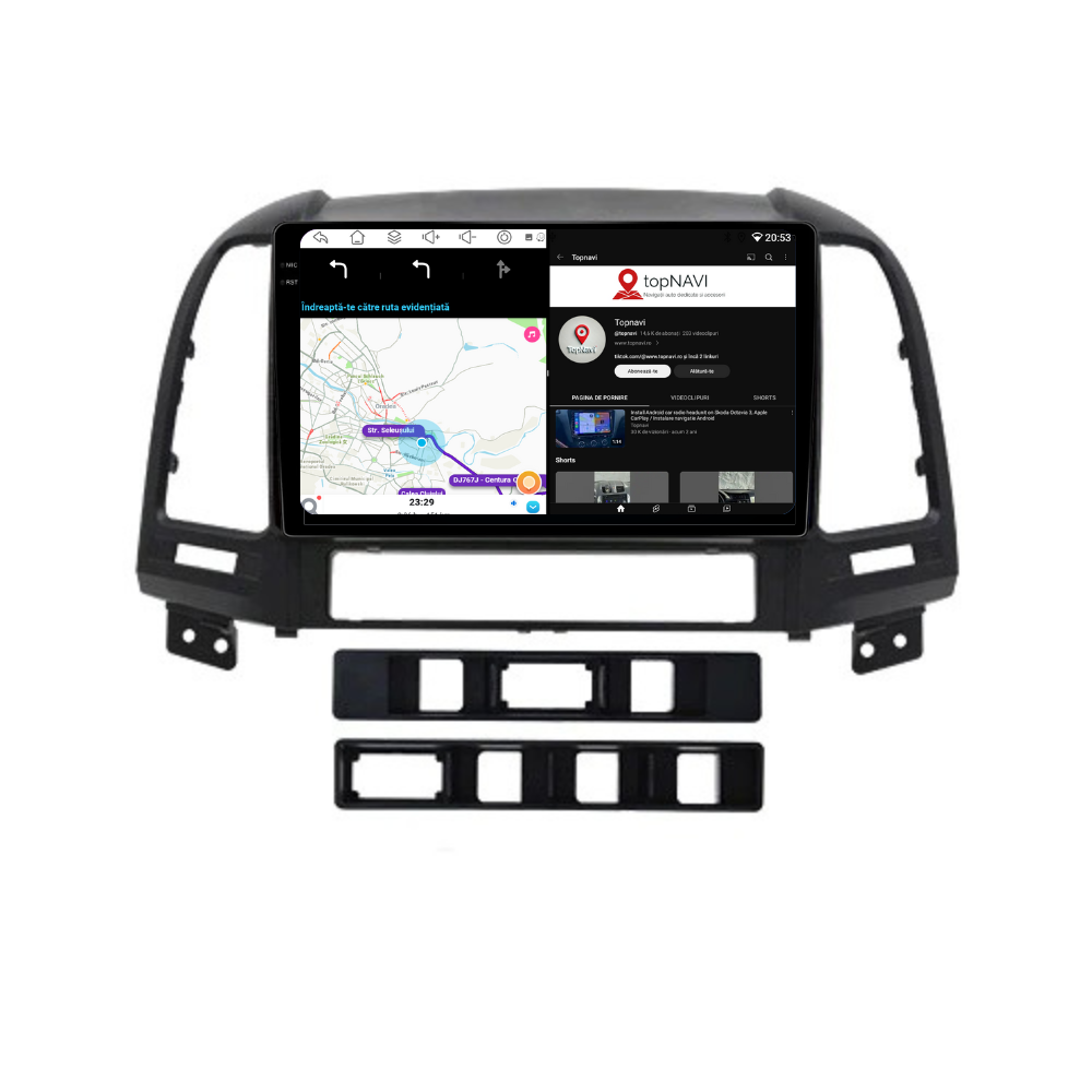 Navigatie Hyundai Santa Fe (2006-2013), Ecran 9 inch, 4GB 64GB, 8-core [3]