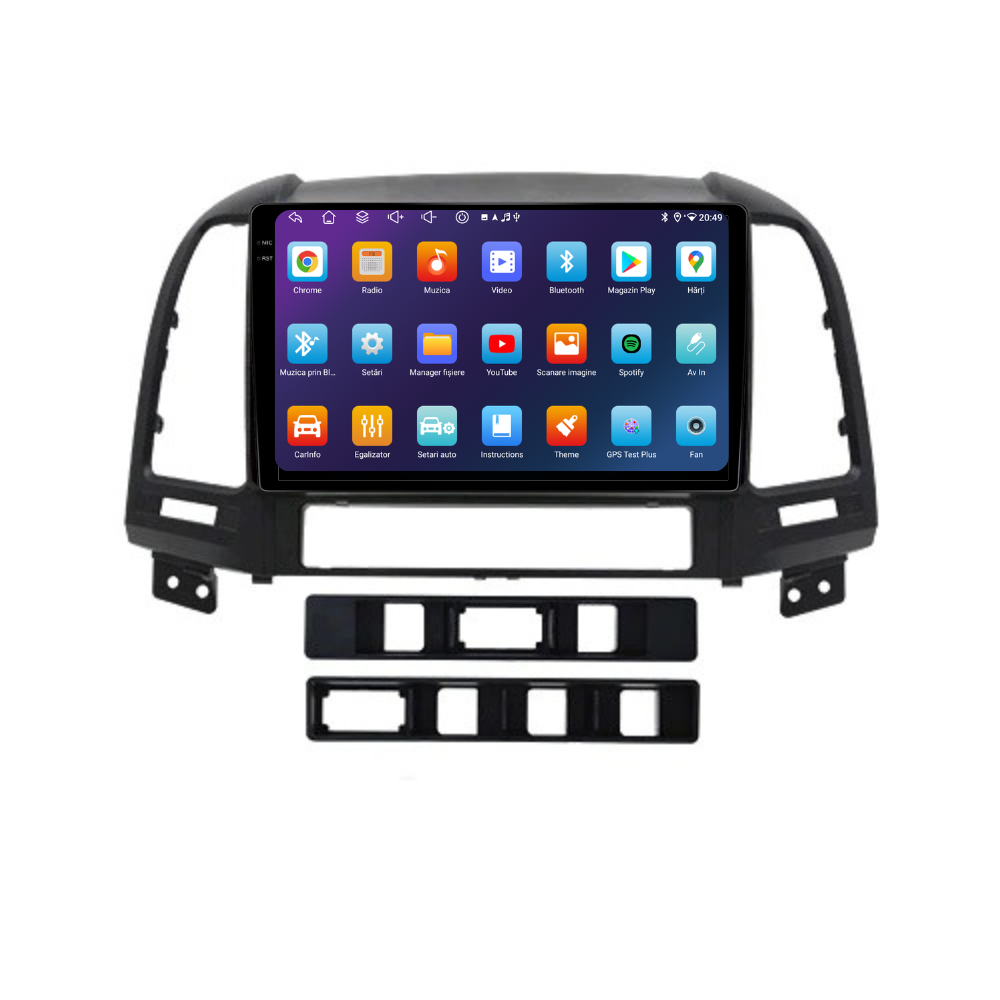 Navigatie Hyundai Santa Fe (2006-2013), Ecran 9 inch, 6GB 128GB, 8-core [5]