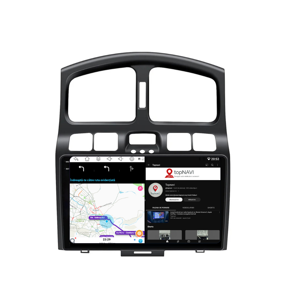 Navigatie Hyundai Santa Fe (2000-2006), Ecran 9 inch, 4GB 64GB, 8-core [3]