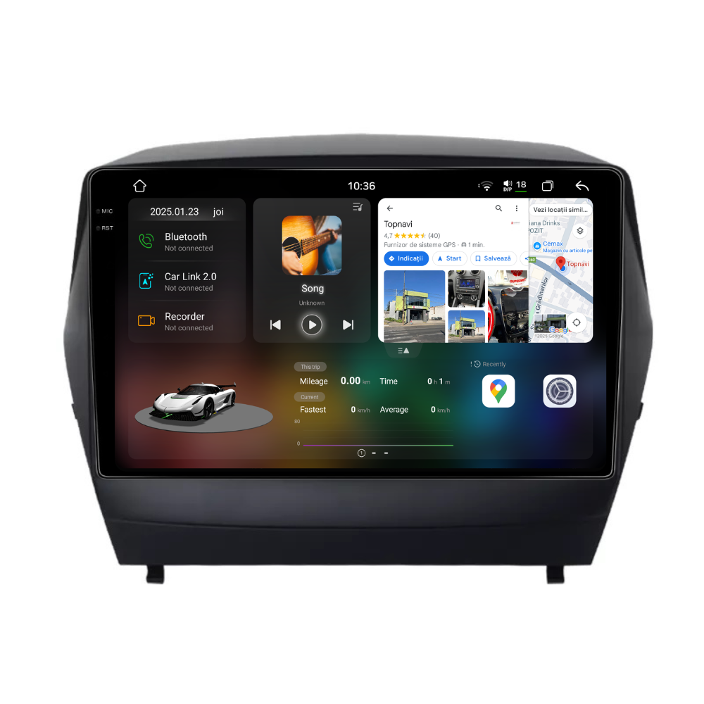Navigatie Hyundai Tucson (2009-2015), Ecran 10 inch 2K, 12GB RAM 256GB, 8-core [1]