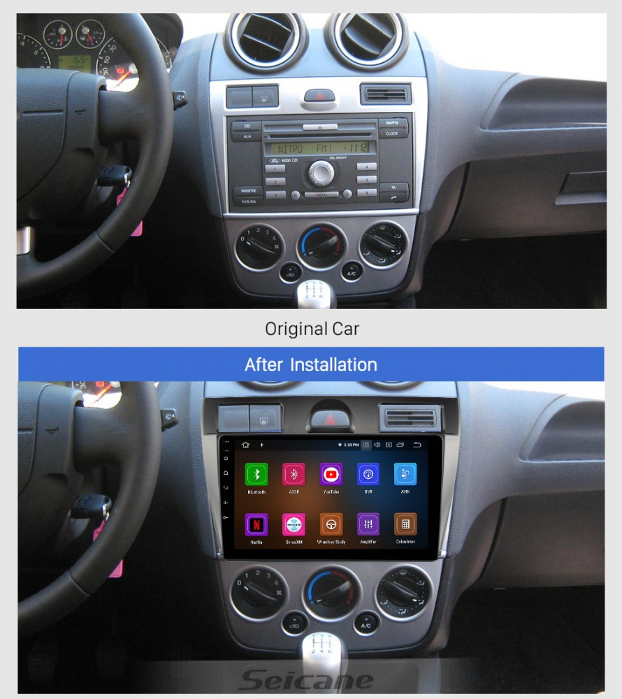 Navigatie Ford Fiesta (2002-2008) , Android, Ecran 9 inch, 2GB RAM 32GB [6]