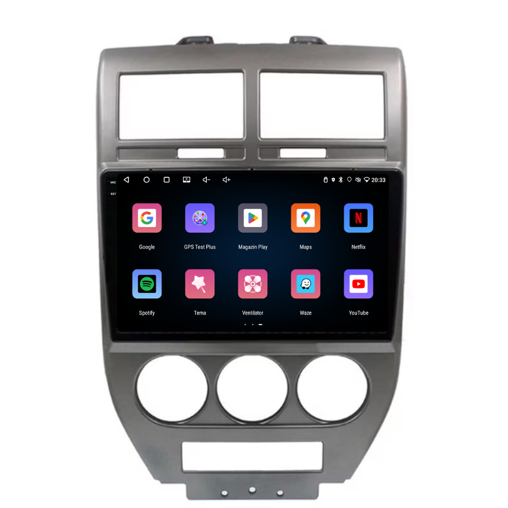 Navigatie Jeep Compass (2006-2010), Ecran 9 inch, 4GB RAM 64GB, 4-core [3]