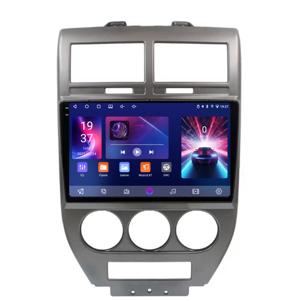 Navigatie Jeep Compass (2006-2010), Ecran 9 inch, 4GB RAM 64GB, 4-core [2]