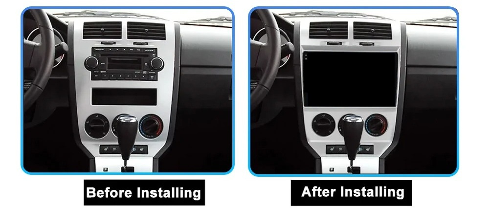 Navigatie Jeep Compass (2006-2010), Ecran 9 inch, 4GB RAM 64GB, 8-core [6]