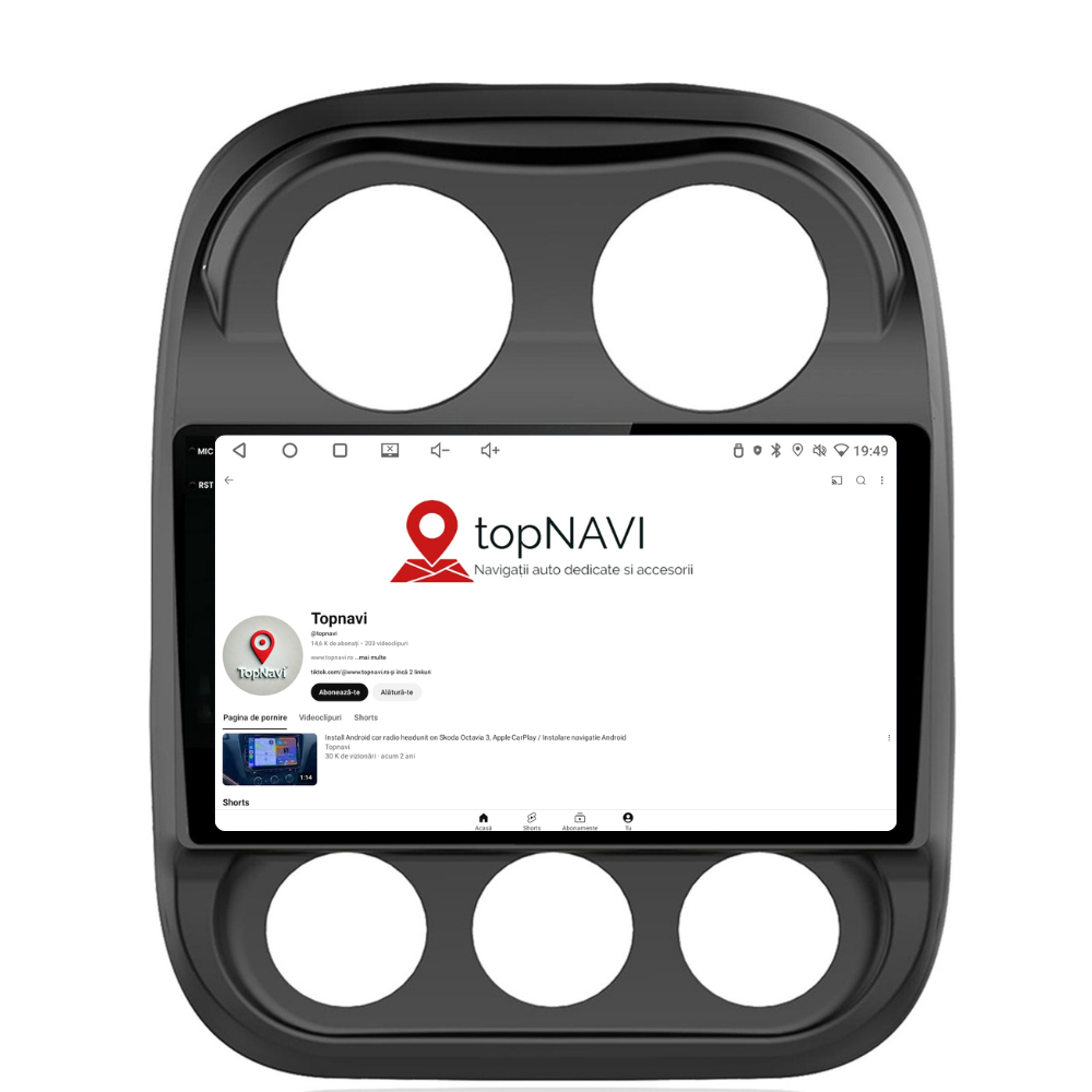 Navigatie Jeep Compass (2010-2016), Ecran 10 inch, 8GB RAM 256GB, 8-core [2]