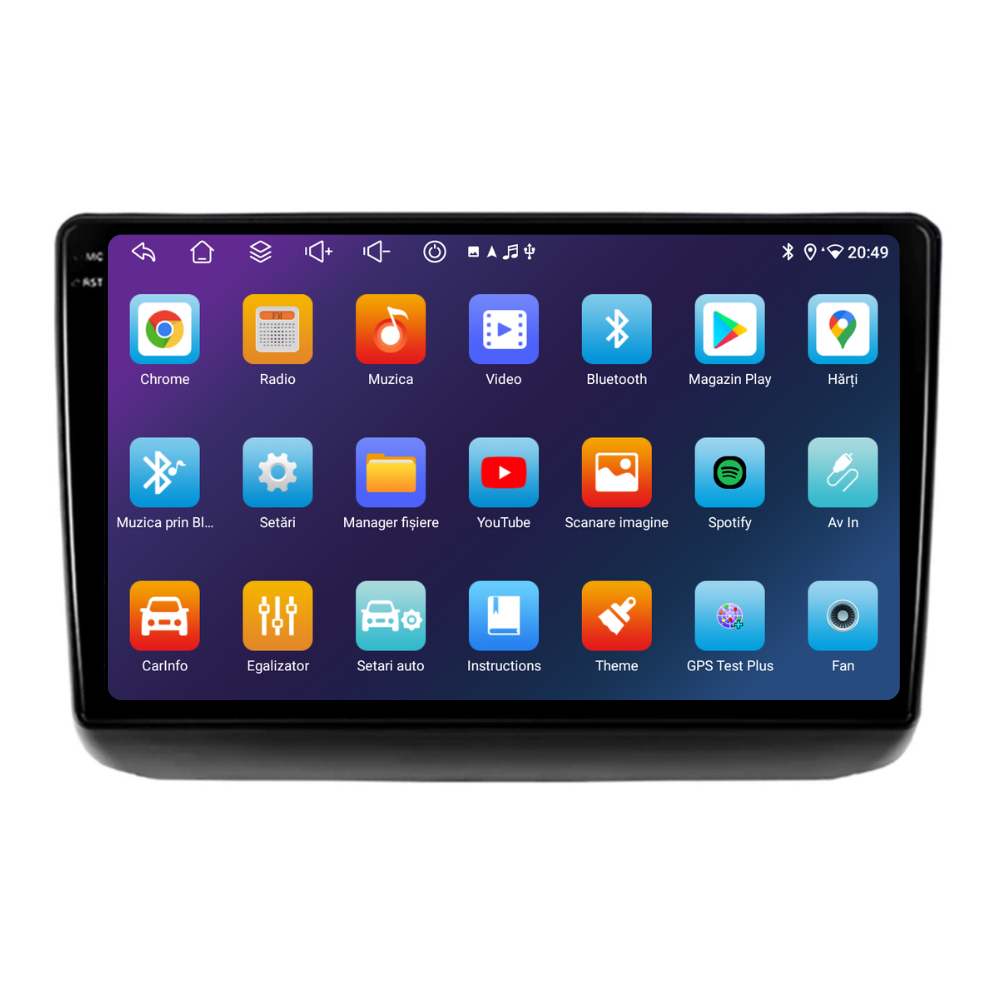Navigatie Jeep Grand Cherokee (2014-2021), Ecran 9 inch, 6GB RAM 128GB, 8-core [3]