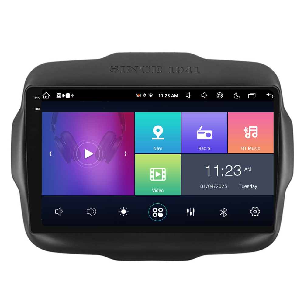 Navigatie Jeep Renegade (2016-2020), Ecran 9 inch, 8GB RAM 256GB, 8-core [6]