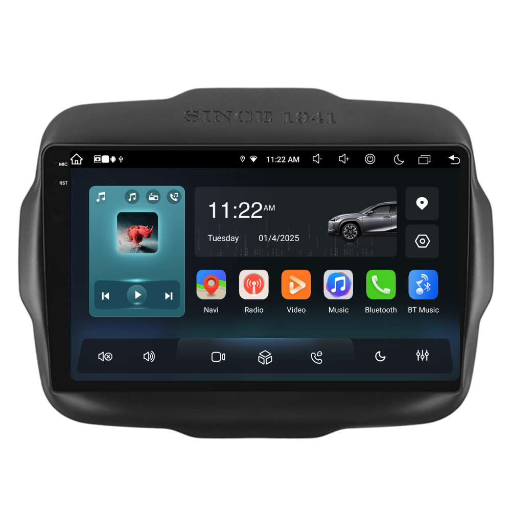 Navigatie Jeep Renegade (2016-2020), Ecran 9 inch, 8GB RAM 256GB, 8-core [4]