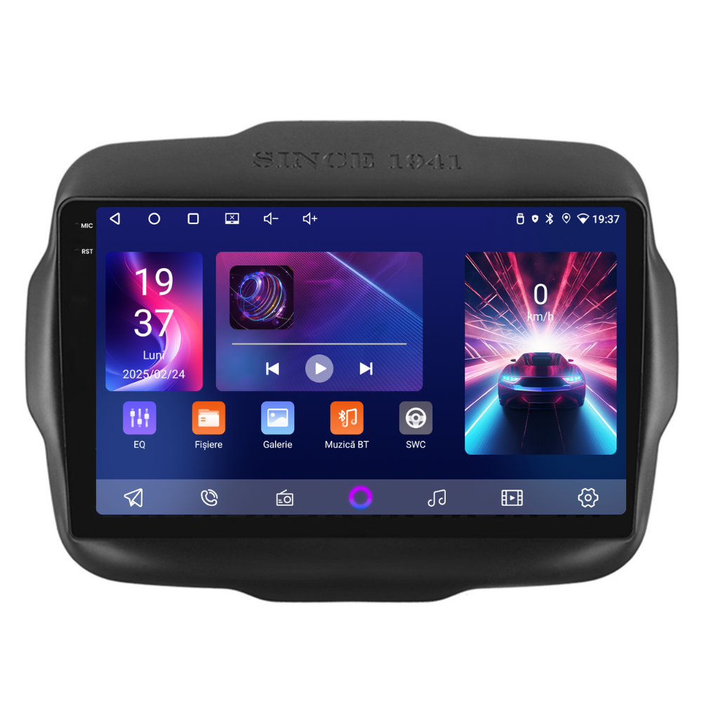 Navigatie Jeep Renegade (2016-2020), Ecran 9 inch, 2GB RAM 32GB [2]