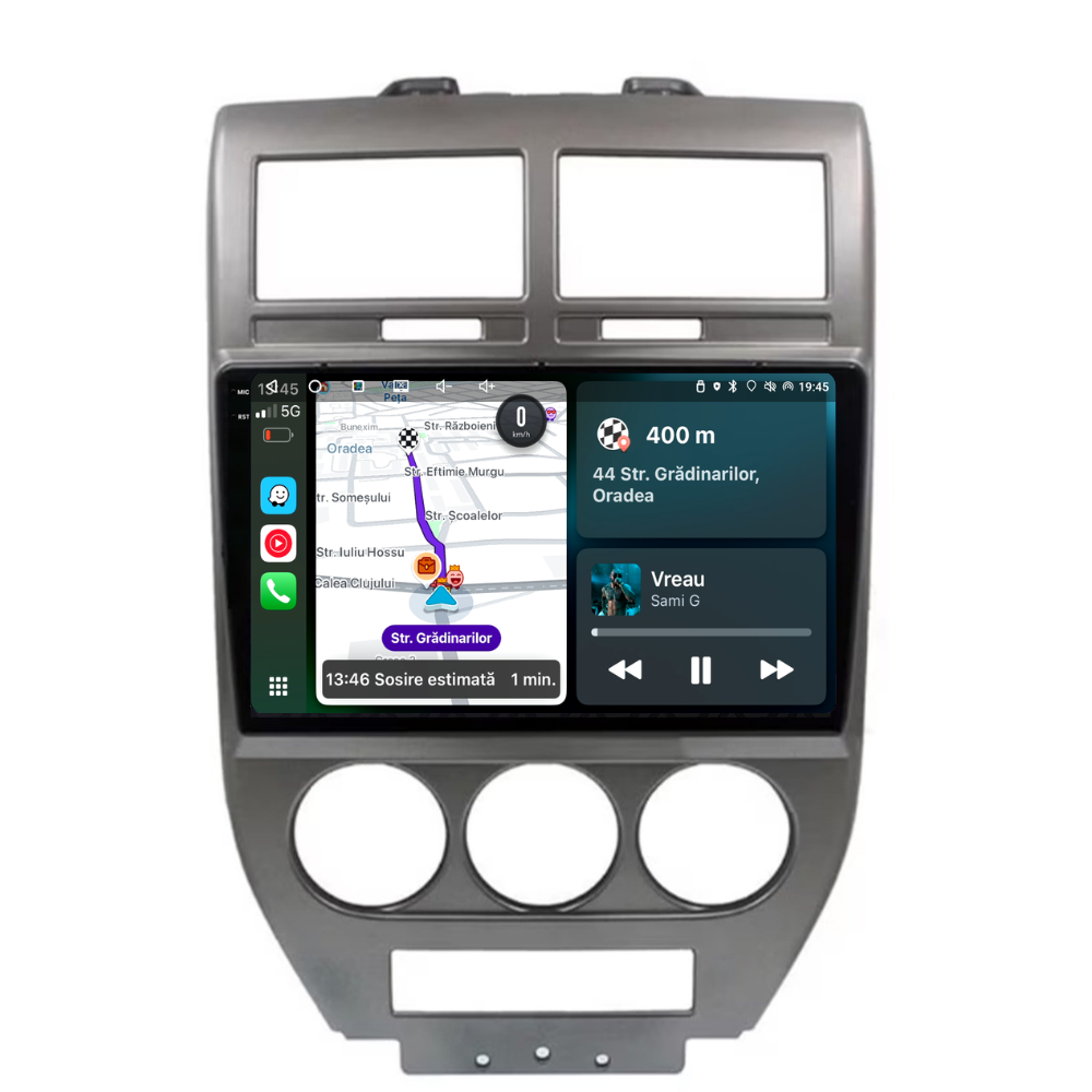 Navigatie Jeep Compass (2006-2010), Ecran 9 inch, 8GB RAM 256GB, 8-core [1]