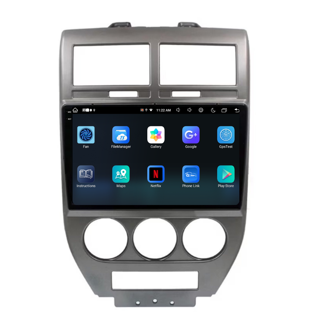 Navigatie Jeep Compass (2006-2010), Ecran 9 inch, 8GB RAM 256GB, 8-core [4]