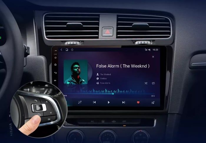 Navigatie Volkswagen Golf 7, Android 12, 1GB RAM 32GB, google maps, youtube, wifi, waze, bluetooth [5]