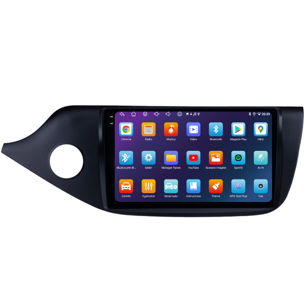 Navigatie Kia Ceed 2 (2012-2018), Ecran 9 inch, 4GB RAM 64GB, 8-core [4]