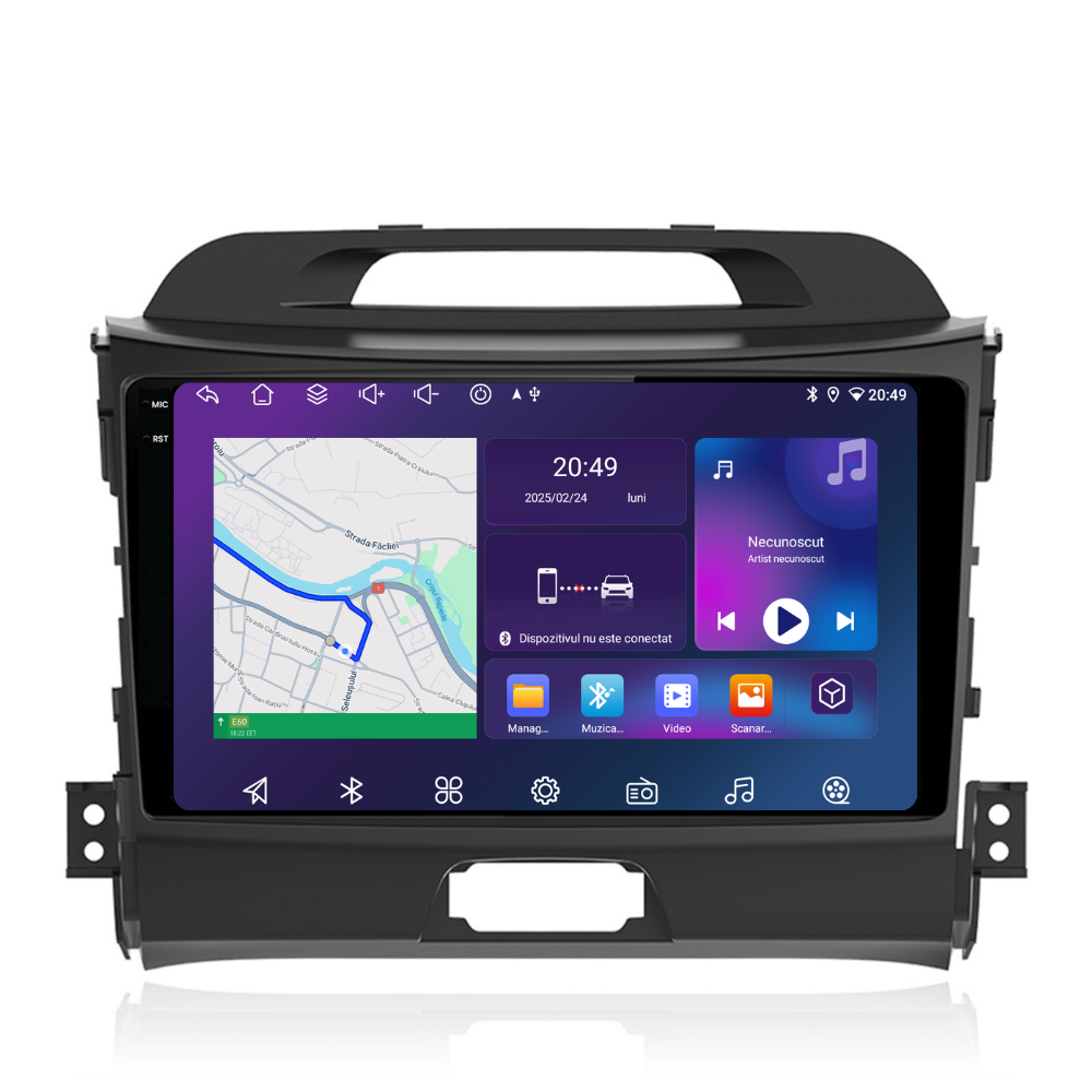 Navigatie Kia Sportage (2010-2016), Ecran 9 inch, 6GB RAM 128GB, 8-core [1]