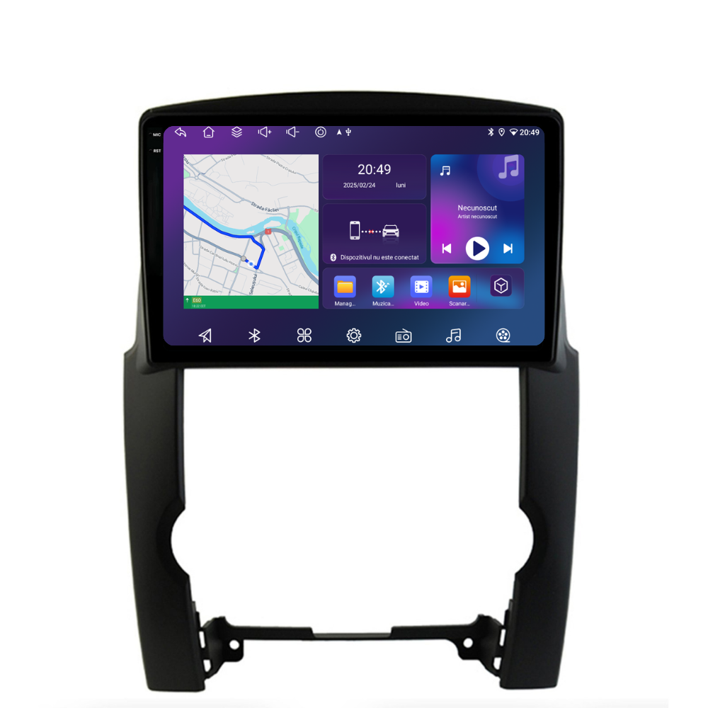 Navigatie Kia Sorento (2009-2012), Ecran 9 inch, 4GB RAM 64GB, 8-core [6]